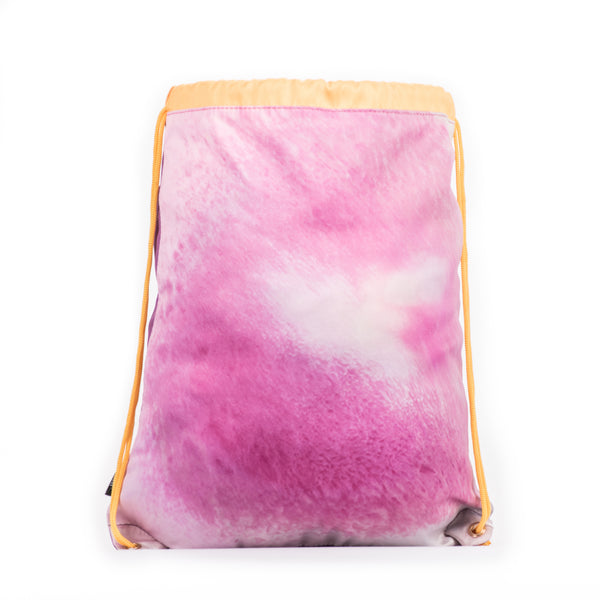 Art series purple drawstring bag with cute owl design for carrying your wet swimwear, beach towel, library books, sporting needs and a variety of your other favourite items. Use at school or home on the weekend!