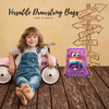 Art series purple drawstring bag with cute owl design for carrying your wet swimwear, beach towel, library books, sporting needs and a variety of your other favourite items. Use at school or home on the weekend!