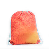 The perfect art series designer yellow orange drawstring bag with cute fox design for carrying your wet swimwear, beach towel, library books, sporting needs and a variety of your other favourite items. Use at school or home on the weekend!
